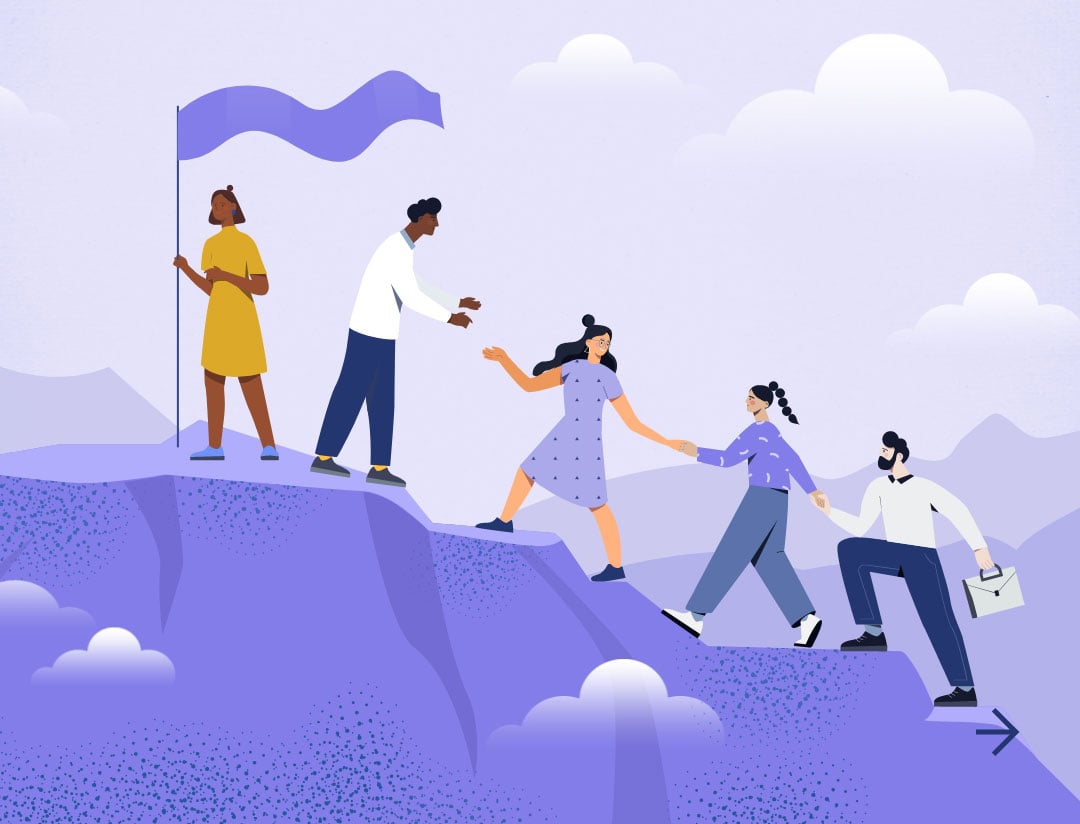 Reaching goal together